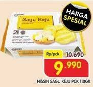 Promo Harga NISSIN Kukis Sagu Keju 110 gr - Superindo