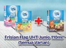 Promo Harga FRISIAN FLAG Susu UHT Junio All Variants per 2 pcs 110 ml - Indomaret