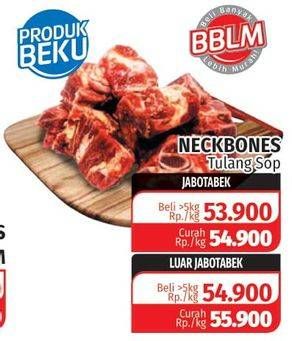 Promo Harga Neck Bones  - Lotte Grosir