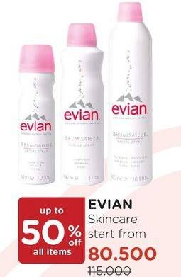Promo Harga EVIAN Skincare Product  - Watsons