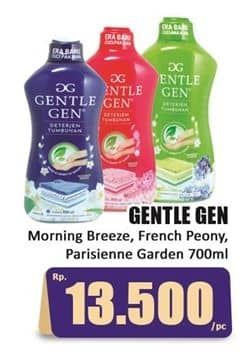 Promo Harga Gentle Gen Deterjen Morning Breeze, French Peony, Parisienne Garden 750 ml - Hari Hari