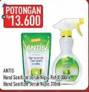 Promo Harga ANTIS Hand Sanitizer  - Hypermart