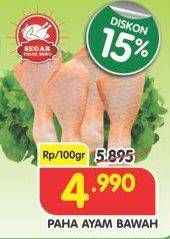 Promo Harga Ayam Paha Bawah per 100 gr - Superindo