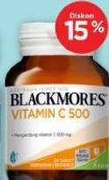 Promo Harga Blackmores Vitamin C 60 pcs - Watsons