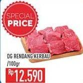 Promo Harga Daging Rendang Kerbau per 100 gr - Hypermart