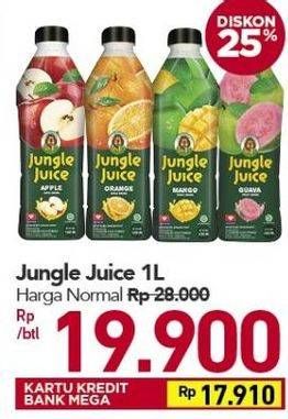 Promo Harga DIAMOND Jungle Juice 1000 ml - Carrefour