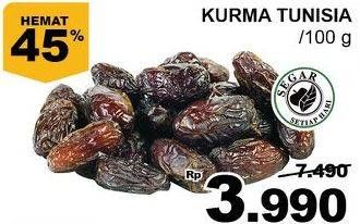 Promo Harga Kurma Tunisia per 100 gr - Giant