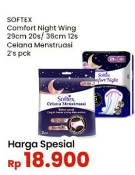 Promo Harga Softex Comfort Night/Celana Menstruasi  - Indomaret