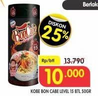 Promo Harga Kobe Bon Cabe Bubuk Cabe Original Level 15 45 gr - Superindo