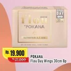 Promo Harga Pokana Flou Pembalut SAP Ultrathin 0,7 mm Medium Wings 30 Cm 8 pcs - Alfamart