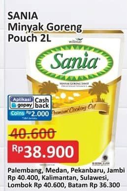 Promo Harga Sania Minyak Goreng 2000 ml - Alfamart