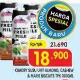Promo Harga Cimory Susu UHT Almond, Cashew, Marie Biscuits 1000 ml - Superindo