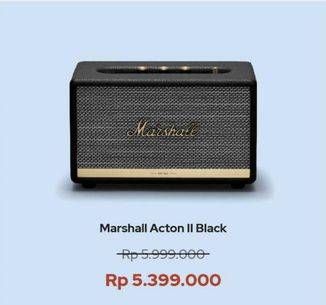 Promo Harga MARSHALL ACTON II Black  - iBox