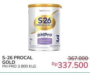 Promo Harga S26 Procal Gold pHPro Tahap 3 800 gr - Indomaret