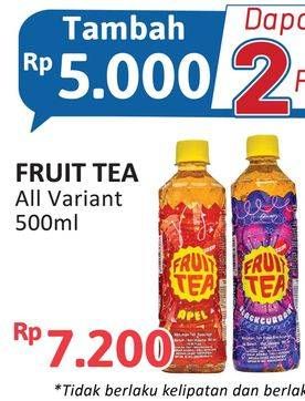 Promo Harga Sosro Fruit Tea All Variants 500 ml - Alfamidi