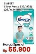 Promo Harga Sweety Silver Pants L26, M28, S32, XL24 24 pcs - Indomaret