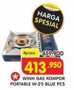 Promo Harga WINN GAS Kompor Portable Blue  - Superindo