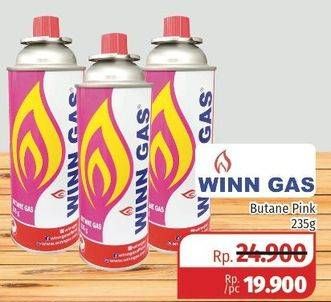 Promo Harga WINN GAS Tabung Gas Butane 235 gr - Lotte Grosir