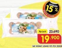 Promo Harga 365 Siomay Udang per 10 pcs 200 gr - Superindo