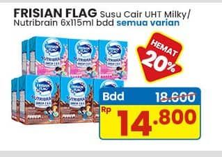 Promo Harga Frisian Flag Susu UHT Milky/Nutribrain  - Indomaret