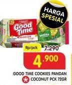 Promo Harga GOOD TIME Pandan Coconut Chocochips 72 gr - Superindo