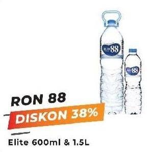 Promo Harga RON 88 Mineral Water Elite 600 ml - Yogya