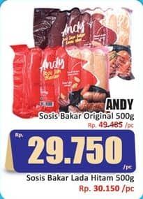 Promo Harga Andy Sosis Bakar Original 500 gr - Hari Hari
