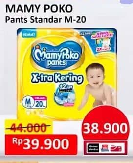 Promo Harga Mamy Poko Pants Xtra Kering M20 20 pcs - Alfamart