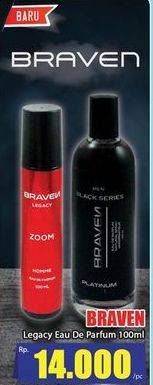 Promo Harga BRAVEN Eau De Parfum Black Legacy 100 ml - Hari Hari