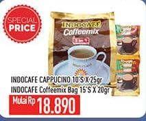 Promo Harga INDOCAFE Coffeemix/INDOCAFE Cappuccino   - Hypermart