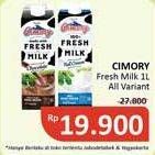 Promo Harga Cimory Fresh Milk All Variants 950 ml - Alfamidi