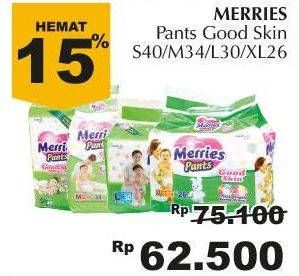 Promo Harga Merries Pants Good Skin S40, M34, L30, XL26  - Giant