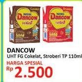Promo Harga DANCOW Fortigro UHT Cokelat, Stroberi 110 ml - Alfamidi