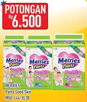 Promo Harga Merries Pants Good Skin M50, L44, XL38  - Hypermart