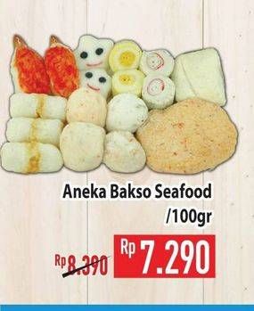 Promo Harga Aneka Bakso Seafood per 100 gr - Hypermart