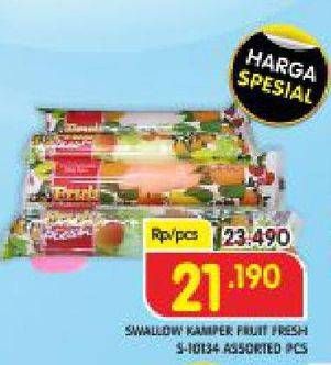 Promo Harga SWALLOW Naphthalene Fruit Fresh S-10134 6 pcs - Superindo