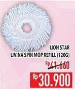 Promo Harga LION STAR Livina Spin Mop Refill  - Hypermart