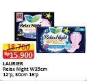 Promo Harga Relax Night 30cm 16p / 35cm 12p  - Alfamart