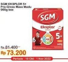 Promo Harga SGM Eksplor 5+ Susu Pertumbuhan Madu 900 gr - Indomaret