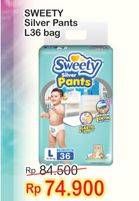 Promo Harga SWEETY Silver Pants L36  - Indomaret