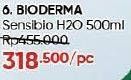 Promo Harga Bioderma Sensibio H2O All Variants 500 ml - Guardian