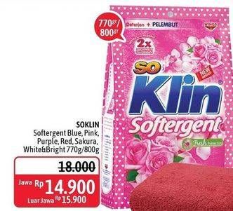 SO KLIN Softergent/Detergent Powder White & Bright 770gr