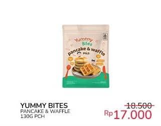 Promo Harga Yummy Bites Pancakes & Waffle Mix 130 gr - Indomaret