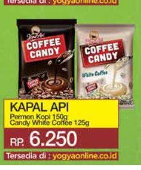 Promo Harga Kapal Api Candy White Coffee, Original 125 gr - Yogya