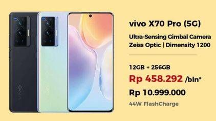 Promo Harga VIVO X70 Pro 5G  - Erafone