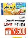 Promo Harga KRAFT All in 1 Cheddar 165 gr - Hypermart