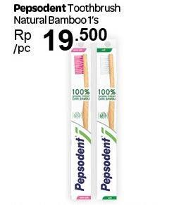 Promo Harga PEPSODENT Sikat Gigi Natural Bamboo  - Carrefour
