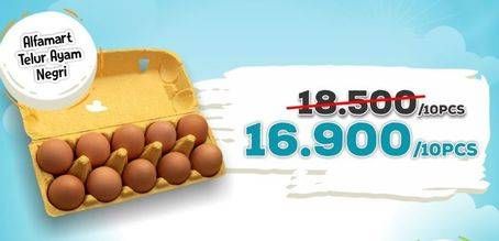 Promo Harga Telur Ayam Negeri 10 pcs - Alfamart