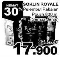 Promo Harga SO KLIN Royale Parfum Collection All Variants 800 ml - Giant