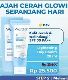 Promo Harga Wardah Lightening Day Cream 20 ml - Indomaret